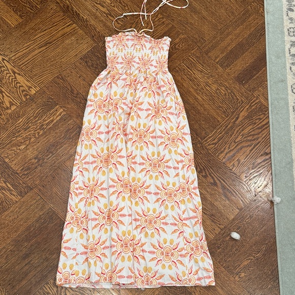 Hill House Floral Maxi Dress - Pink and Yellow - Picture 2 of 3